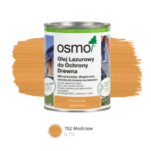 Osmo Olej Lazurowy do Ochrony Drewna - 702 MODRZEW, 0,75L