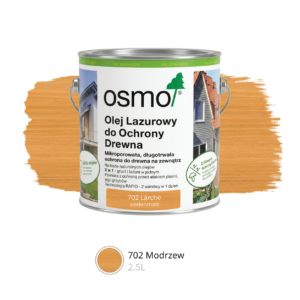 Osmo Olej Lazurowy do Ochrony Drewna - 702 MODRZEW, 2,5L