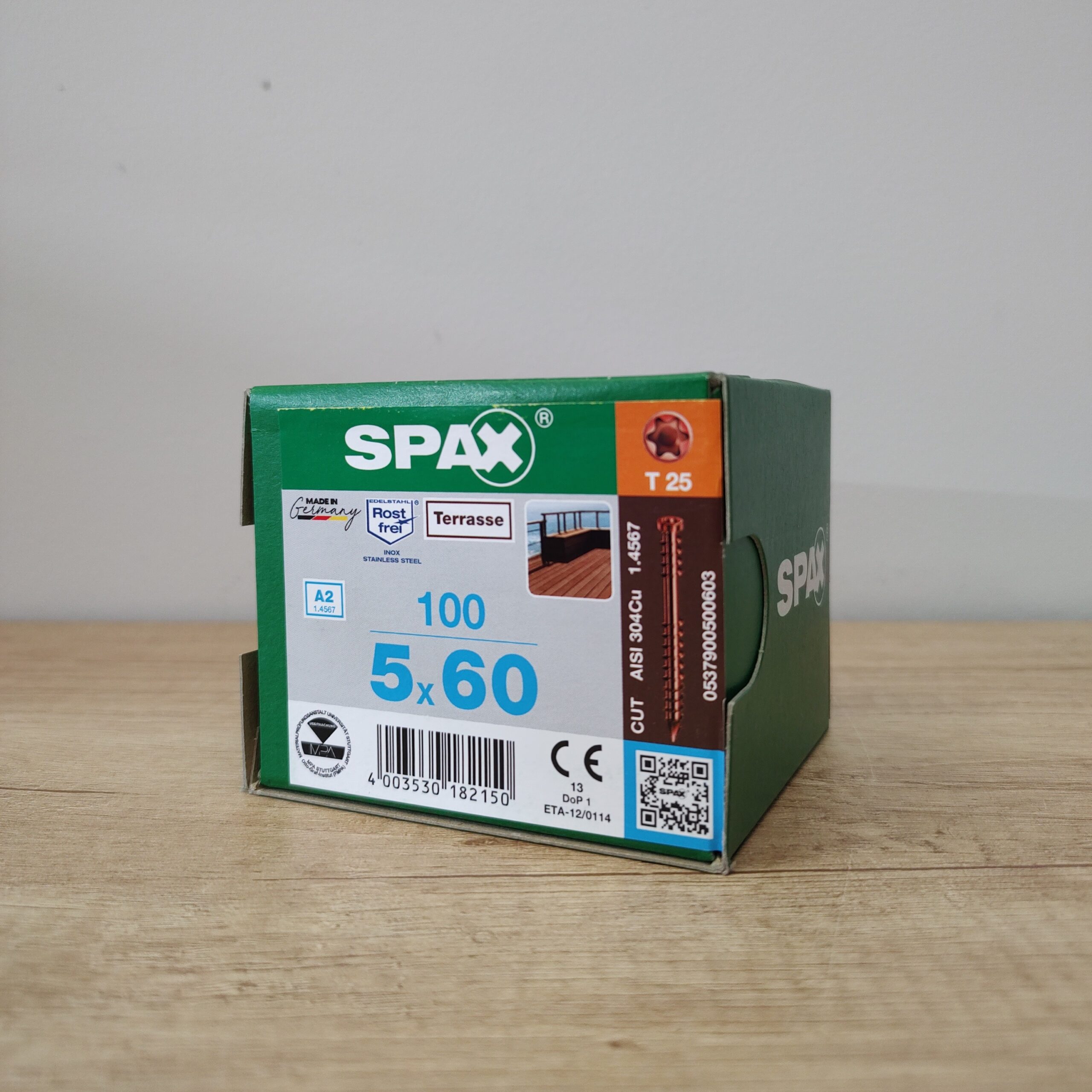 Wkręty tarasowe Spax 5x60 [mm] - stal nierdzewna A2 - 100 szt