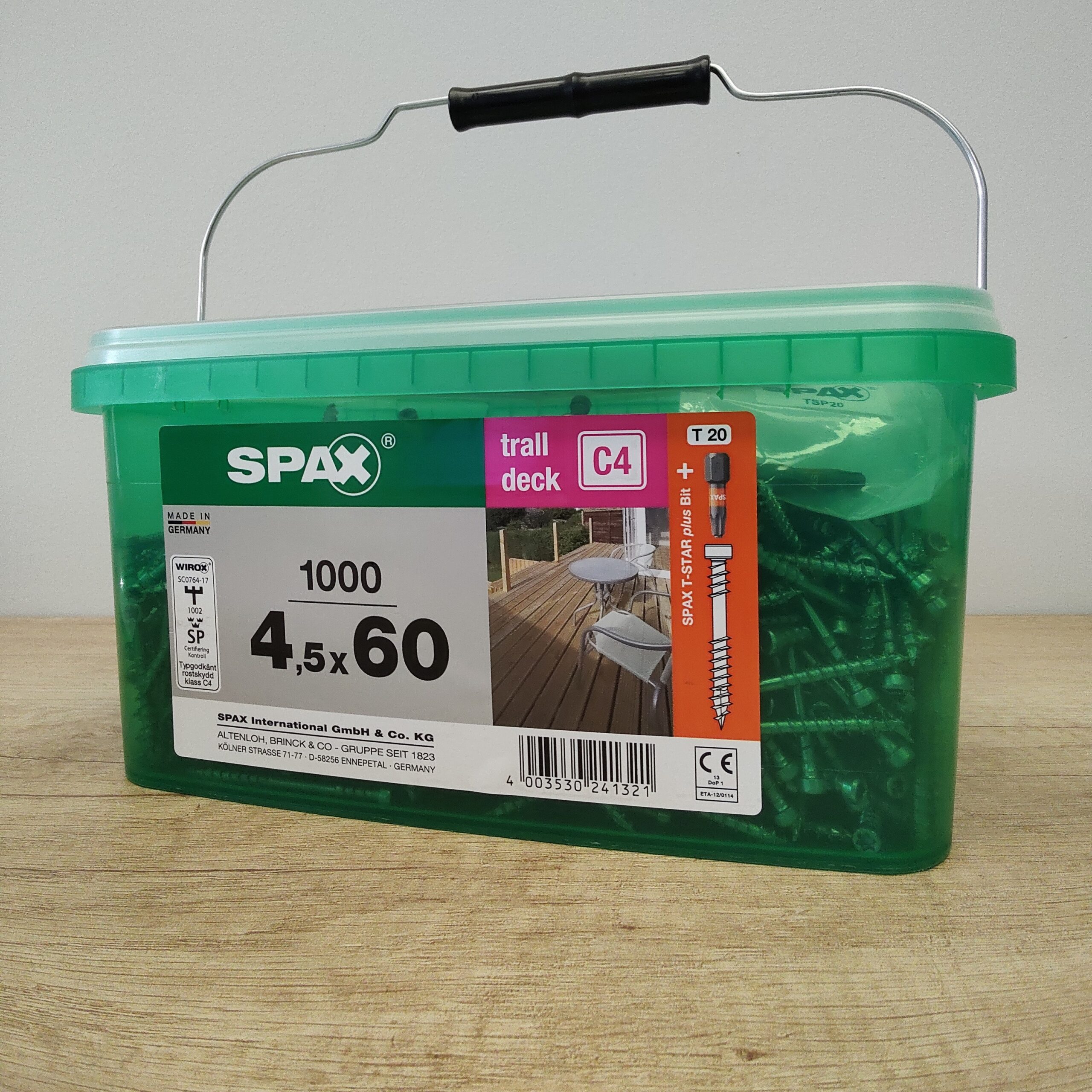 Spax WIROX Wkr ty Do Deski Tarasowej Op 1000 Szt Bit